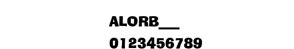 Fuente ALORB___.TTF
