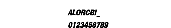 Fuente ALORCBI_.TTF