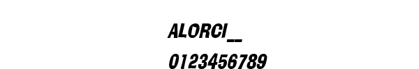 Fuente ALORCI__.TTF