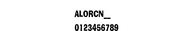 Fuente ALORCN__.TTF