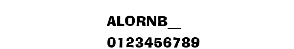 Fuente ALORNB__.TTF