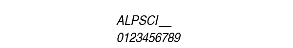 Fuente ALPSCI__.TTF