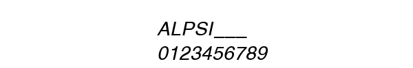 Fuente ALPSI___.TTF