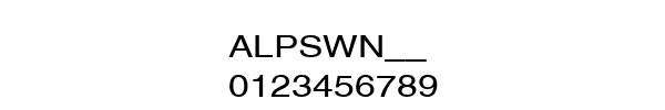 Fuente ALPSWN__.TTF