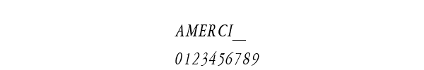 Fuente AMERCI__.TTF