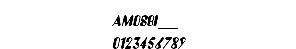 Fuente AMOSBI__.TTF