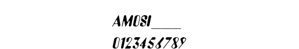 Fuente AMOSI___.TTF