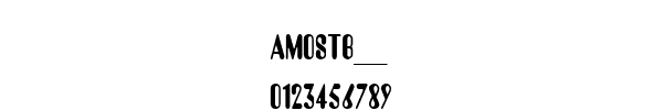 Fuente AMOSTB__.TTF