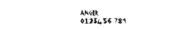 Fuente ANGER.TTF