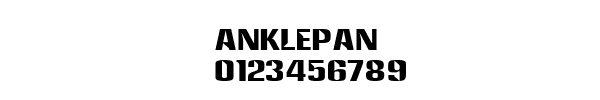Fuente ANKLEPAN.TTF