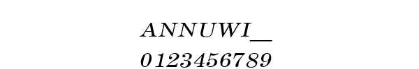 Fuente ANNUWI__.TTF