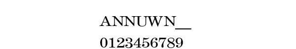 Fuente ANNUWN__.TTF