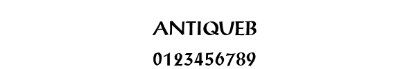 Fuente ANTIQUEB.TTF