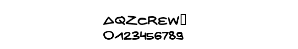 Fuente AQZCREW_.TTF