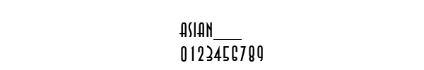 Fuente ASIAN___.TTF