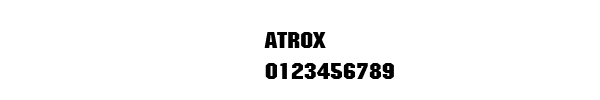 Fuente ATROX.TTF