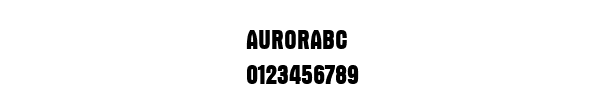 Fuente AURORABC.TTF