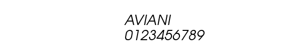 Fuente AVIANI.TTF