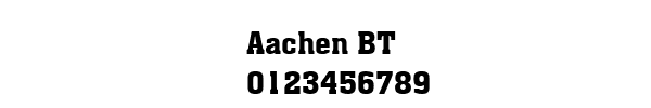 Fuente Aachen BT.ttf