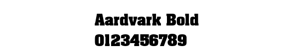 Fuente Aardvark Bold.ttf