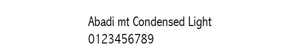 Fuente Abadi mt Condensed Light.ttf