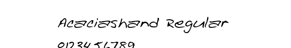 Fuente Acaciashand Regular.ttf