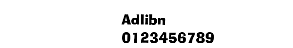 Fuente Adlibn.ttf