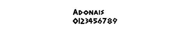 Fuente Adonais.ttf