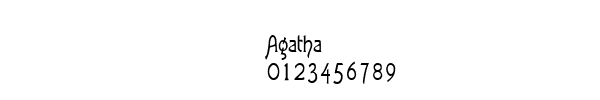 Fuente Agatha.ttf
