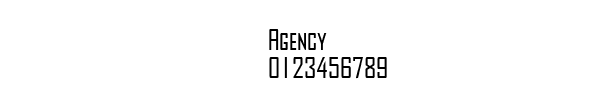 Fuente Agency.ttf