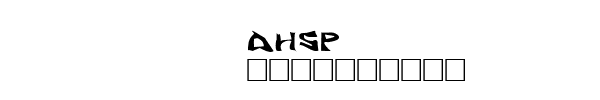 Fuente Ahsp.TTF