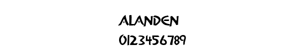 Fuente Alanden.ttf