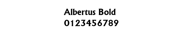 Fuente Albertus Bold.ttf