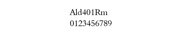 Fuente Ald401Rm.ttf