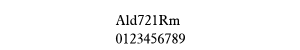 Fuente Ald721Rm.ttf