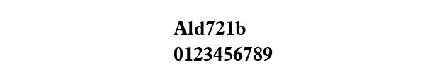 Fuente Ald721b.ttf