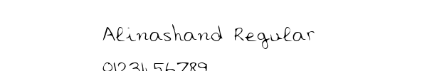 Fuente Alinashand Regular.ttf