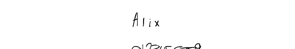 Fuente Alix.ttf