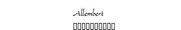 Fuente Allembert.ttf