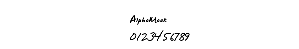 Fuente AlphaMack.ttf