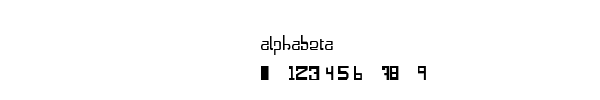 Fuente Alphabeta.ttf
