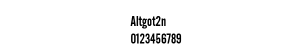 Fuente Altgot2n.ttf