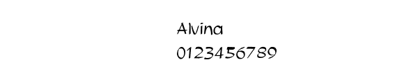 Fuente Alvina.ttf