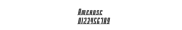 Fuente Amerdsc.ttf