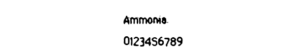 Fuente Ammonia.ttf