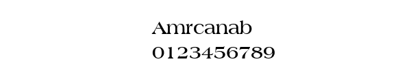 Fuente Amrcanab.ttf