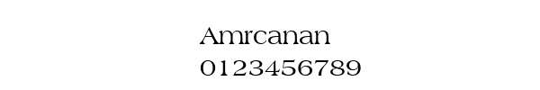 Fuente Amrcanan.ttf