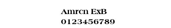 Fuente Amrcn ExB.ttf