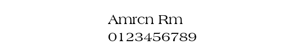 Fuente Amrcn Rm.ttf