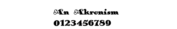 Fuente An Akronism.ttf